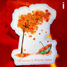Load image into Gallery viewer, Autumn Quotes Die-Cut Stickers. Easy Peel 7cm-2.7" Handmade in the UK (10 Designs)- Fall Designs Laptop Stickers
