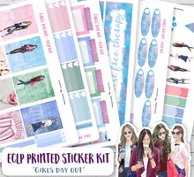 Load image into Gallery viewer, Girls Day Out Sticker Kit to fit Erin Condren. Perfect for a bridal party. A vertical planner kit made in the UK
