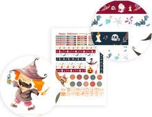 Load image into Gallery viewer, Halloween Happy Planner Sticker Kit, Weekly Happy Planner Kit Mambi, Printable Halloween Stickers, Create 365 Sticker Kit, Free Cut Files
