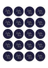 Load image into Gallery viewer, LADY BOSS Stickers | Girl Boss Labels | Branding Stickers Labels | Pink &amp; Gold Silver Stickers | Female Business Stickers |   Packing Labels
