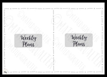 Load image into Gallery viewer, A5 Planner Inserts Bundle - Week to Page, Timed Day to Page. A5 Printable Planner Organiser.
