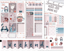 Load image into Gallery viewer, Mini Stickers Kit - &#39;LoveLoveLove&#39; - Romantic planner Kit to suit all planners, bullet journals, Scrapbooks and travelers notebooks
